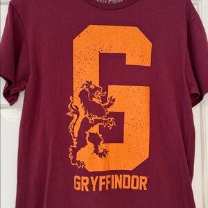 Harry Potter Hogwarts Gryffindor House short sleeve T-shirt in 100% cotton - Med